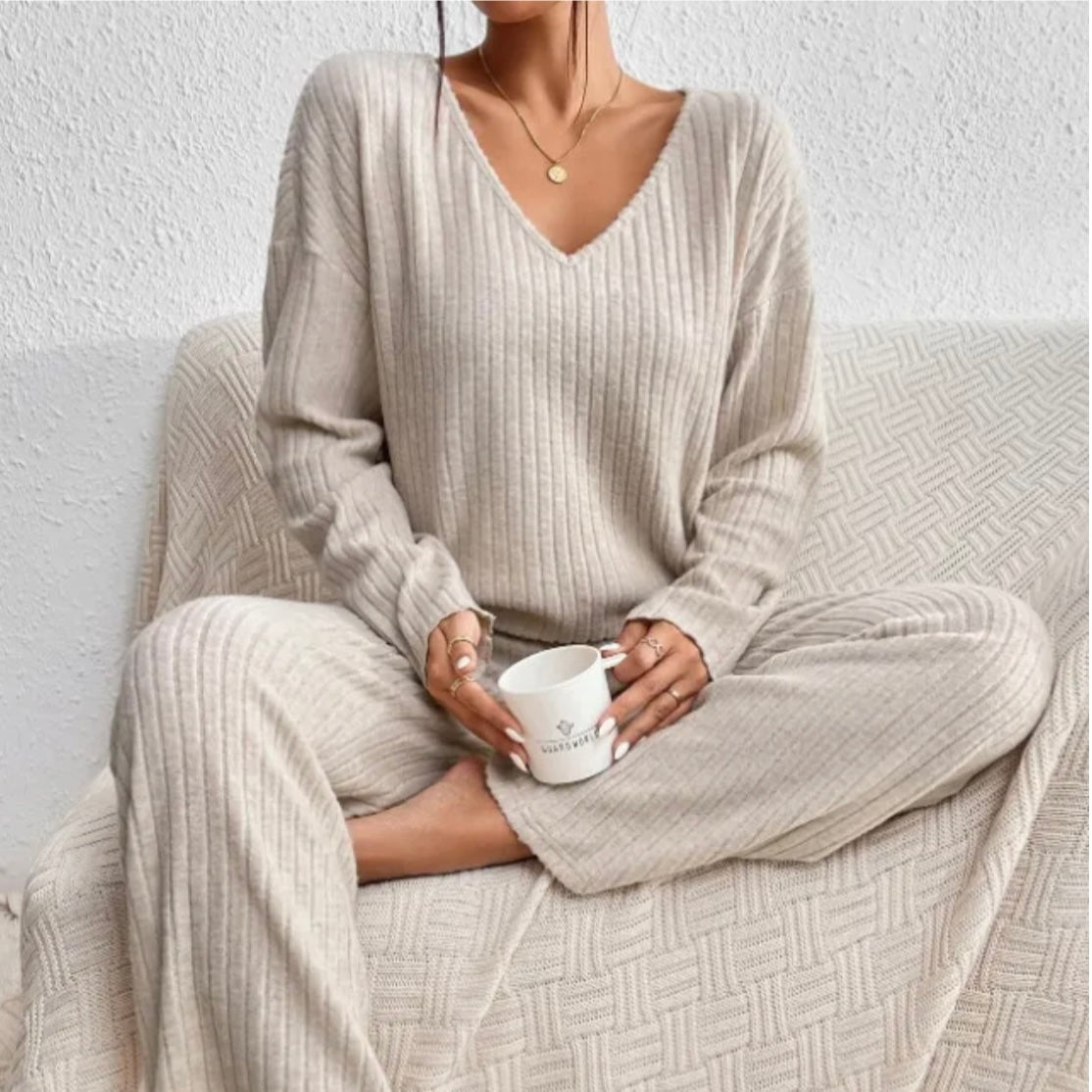 Lallisa | Mysig Stickad Lounge Set